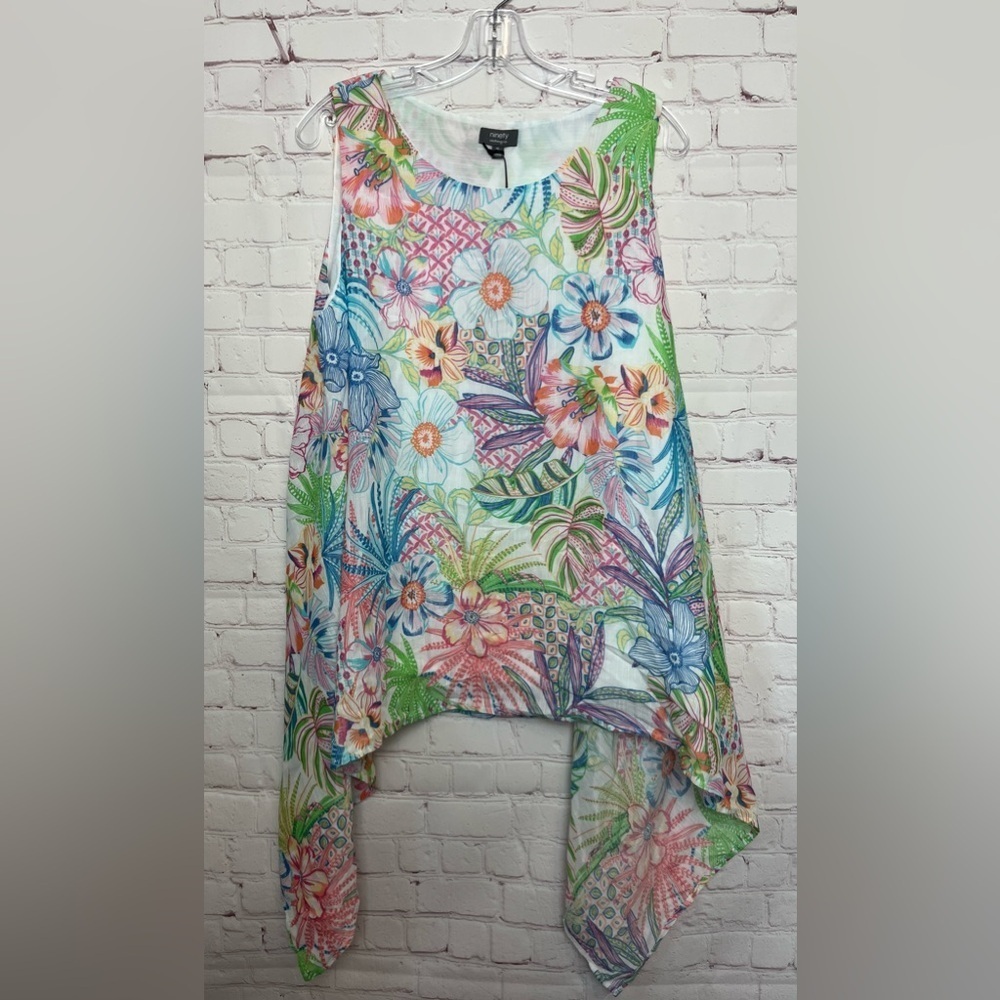 Ninety Clothing Floral Tank Blouse